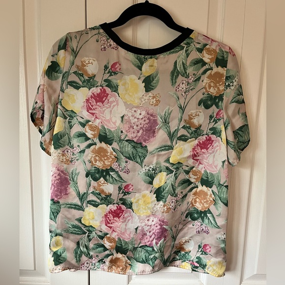 H&M multicolored camisole top with deep front slit - Picture 4 of 6